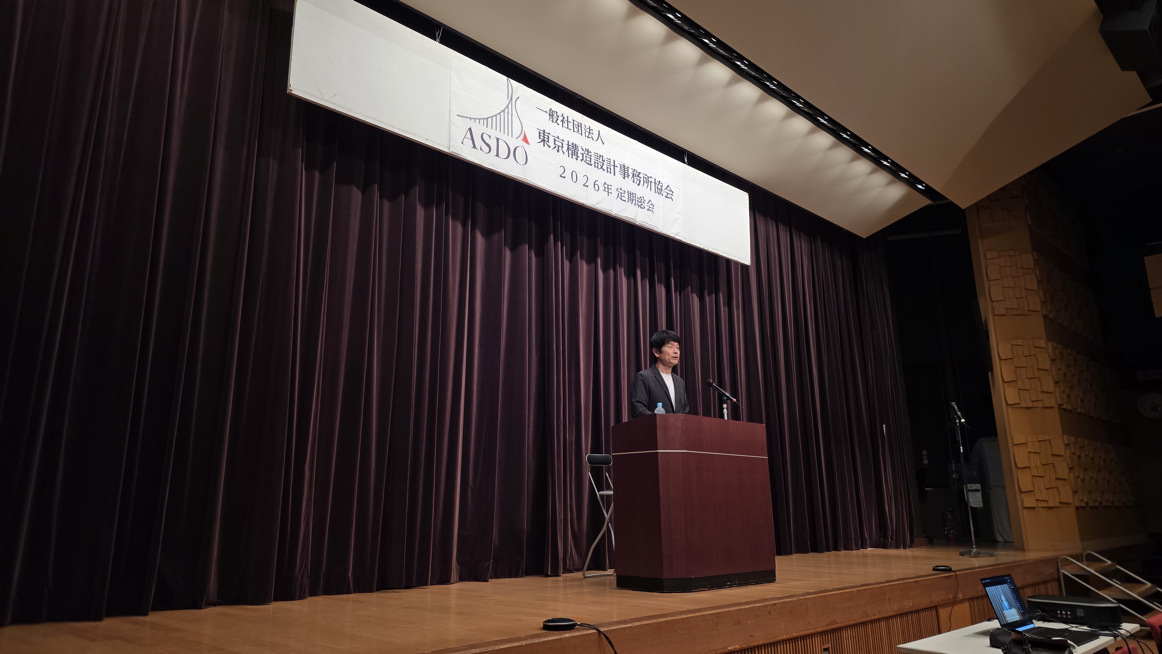 福田靖先生による特別講演会の様子
